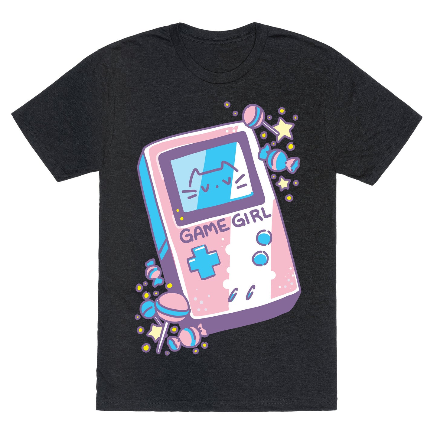 Game Girl - Trans Pride Unisex Triblend Tee