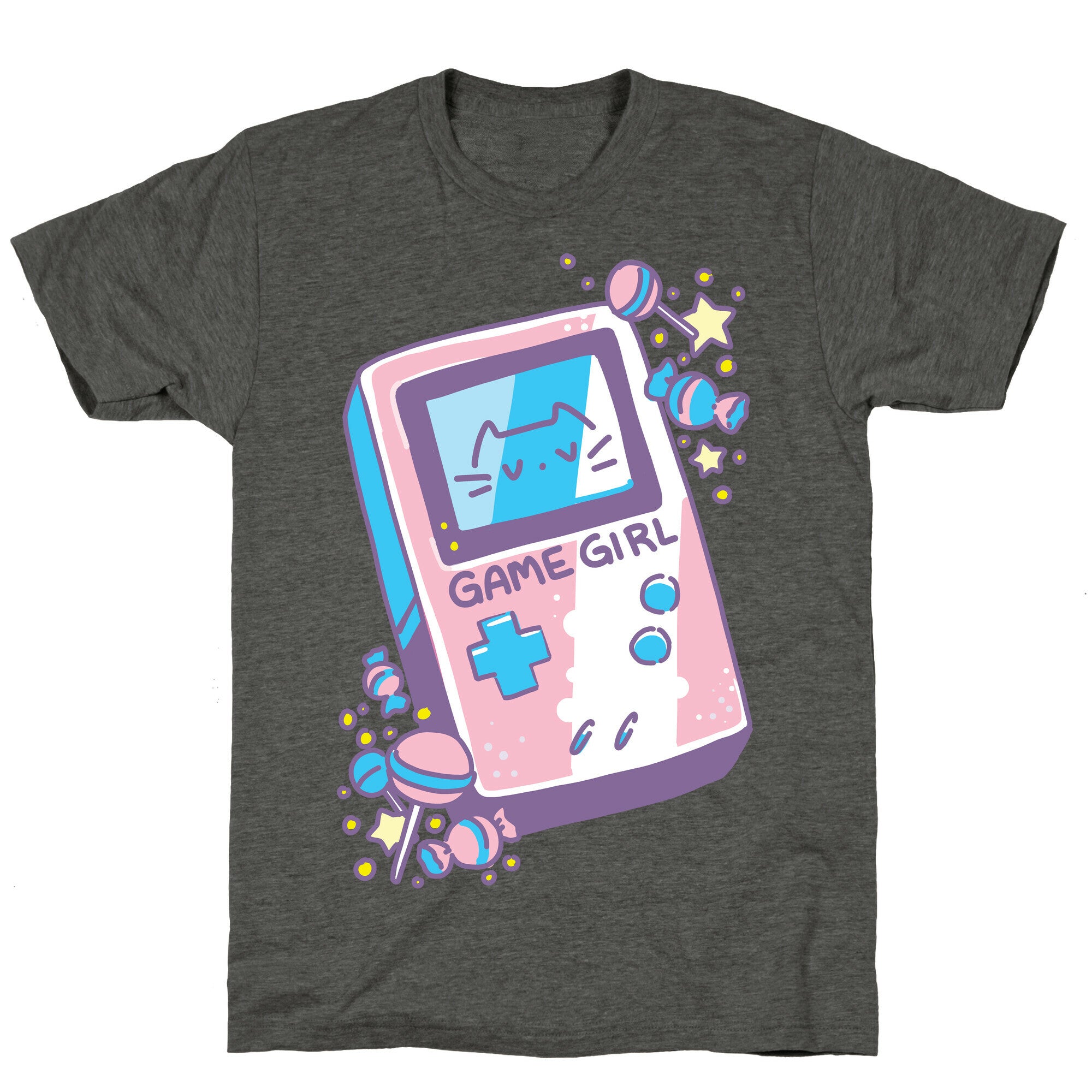 Game Girl - Trans Pride Unisex Triblend Tee