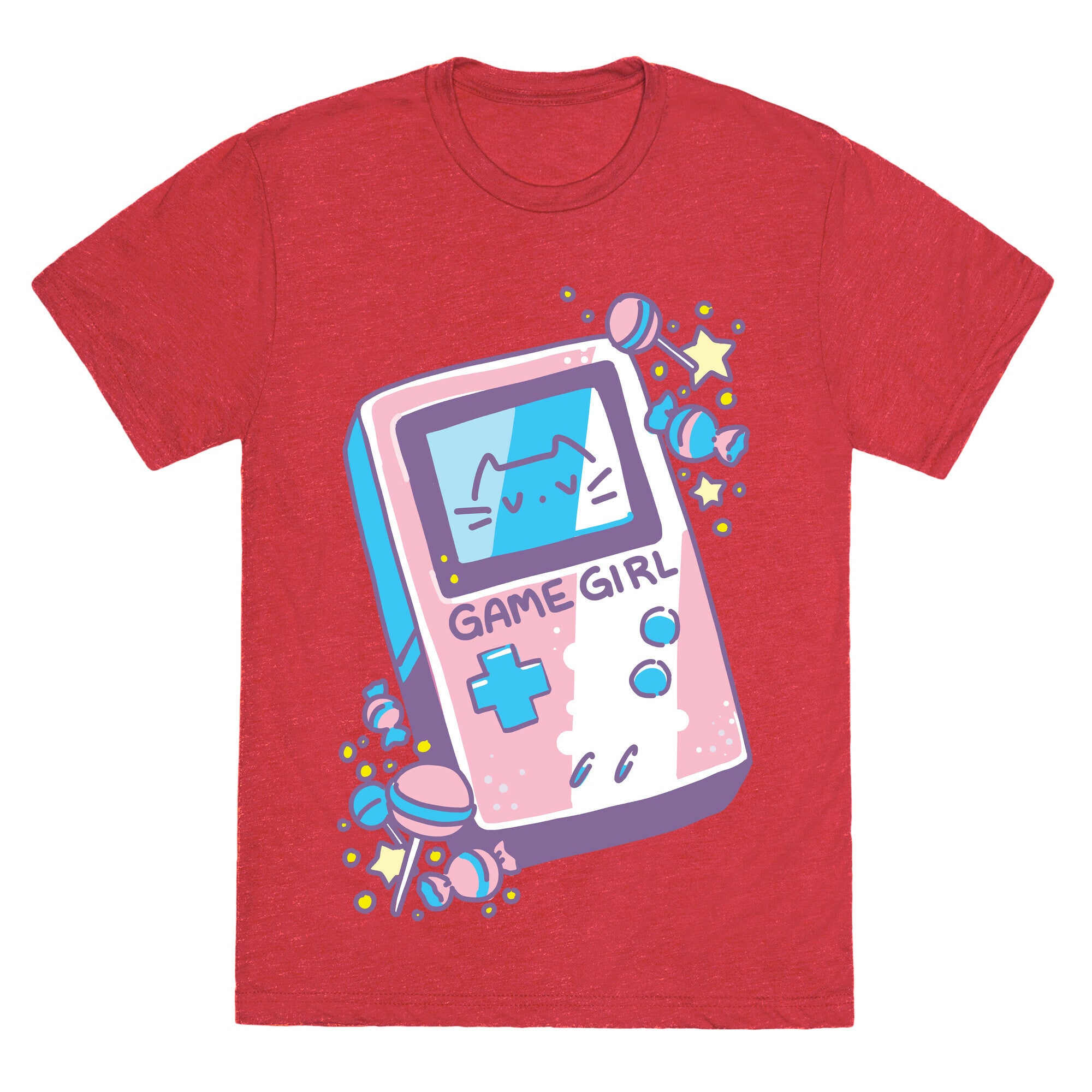 Game Girl - Trans Pride Unisex Triblend Tee
