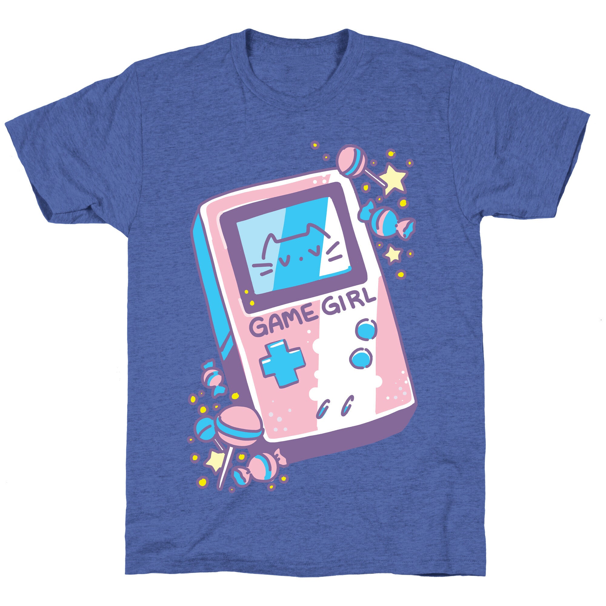 Game Girl - Trans Pride Unisex Triblend Tee