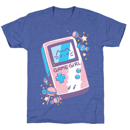 Game Girl - Trans Pride Unisex Triblend Tee