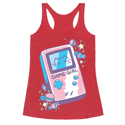 Game Girl - Trans Pride Racerback Tank