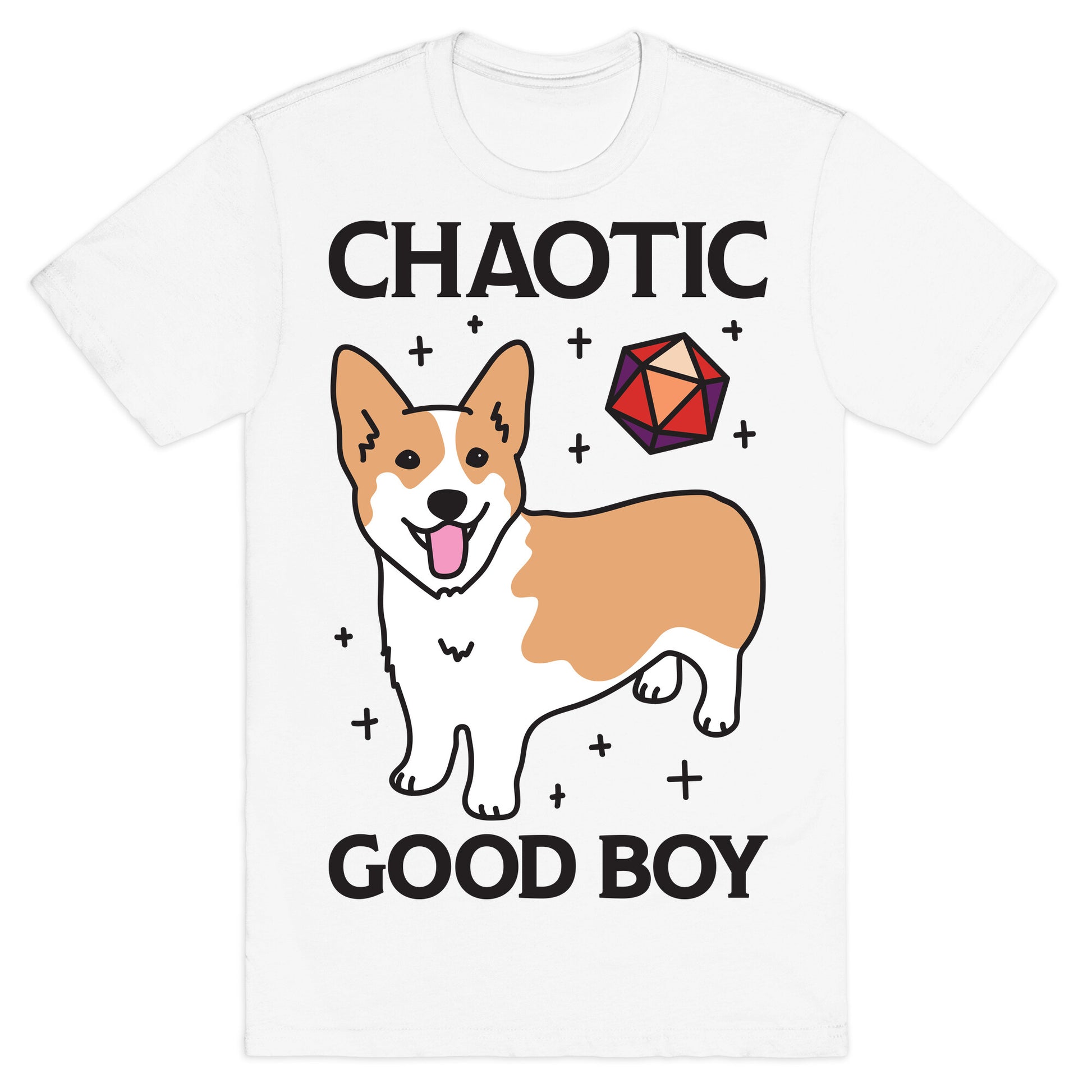 Chaotic Good Boy Corgi T-Shirt