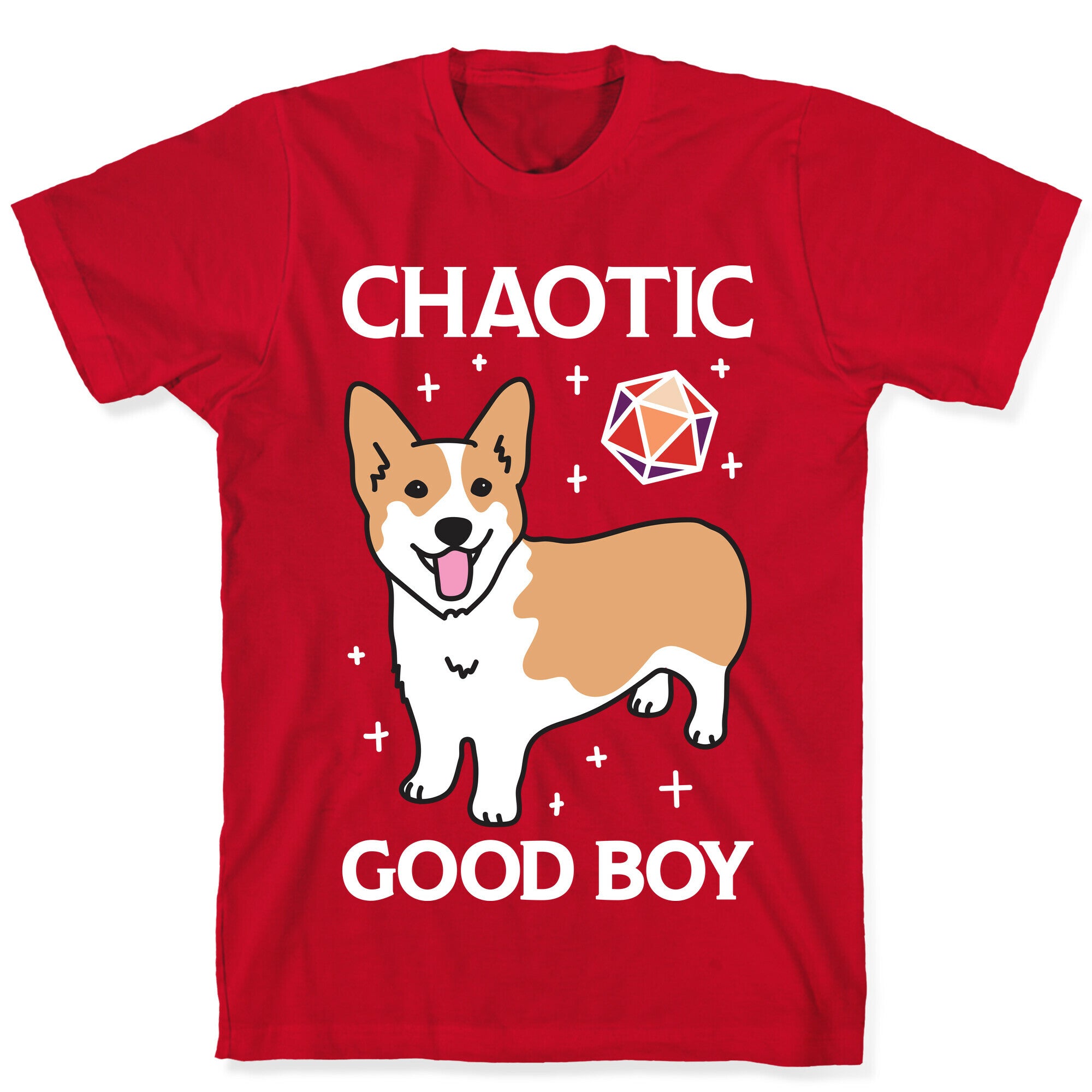 Chaotic Good Boy Corgi T-Shirt