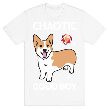 Chaotic Good Boy Corgi T-Shirt
