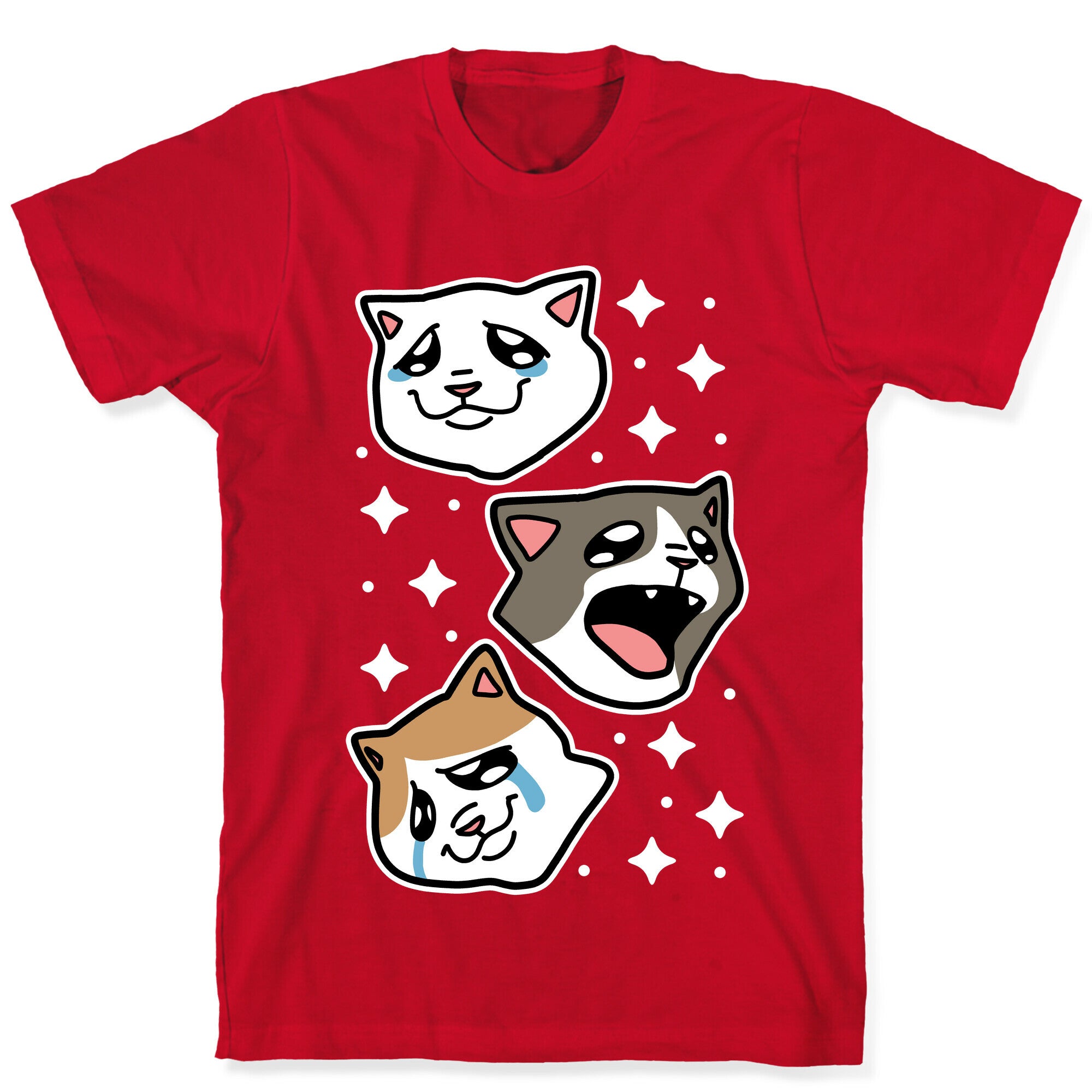 Crying Cats  T-Shirt
