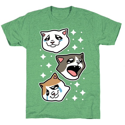 Crying Cats  Unisex Triblend Tee