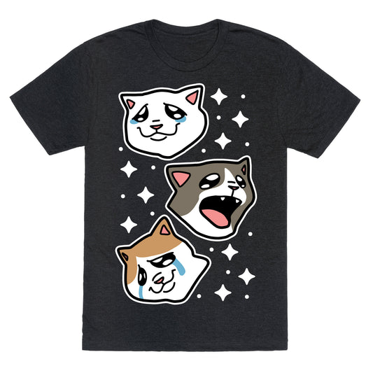Crying Cats  Unisex Triblend Tee