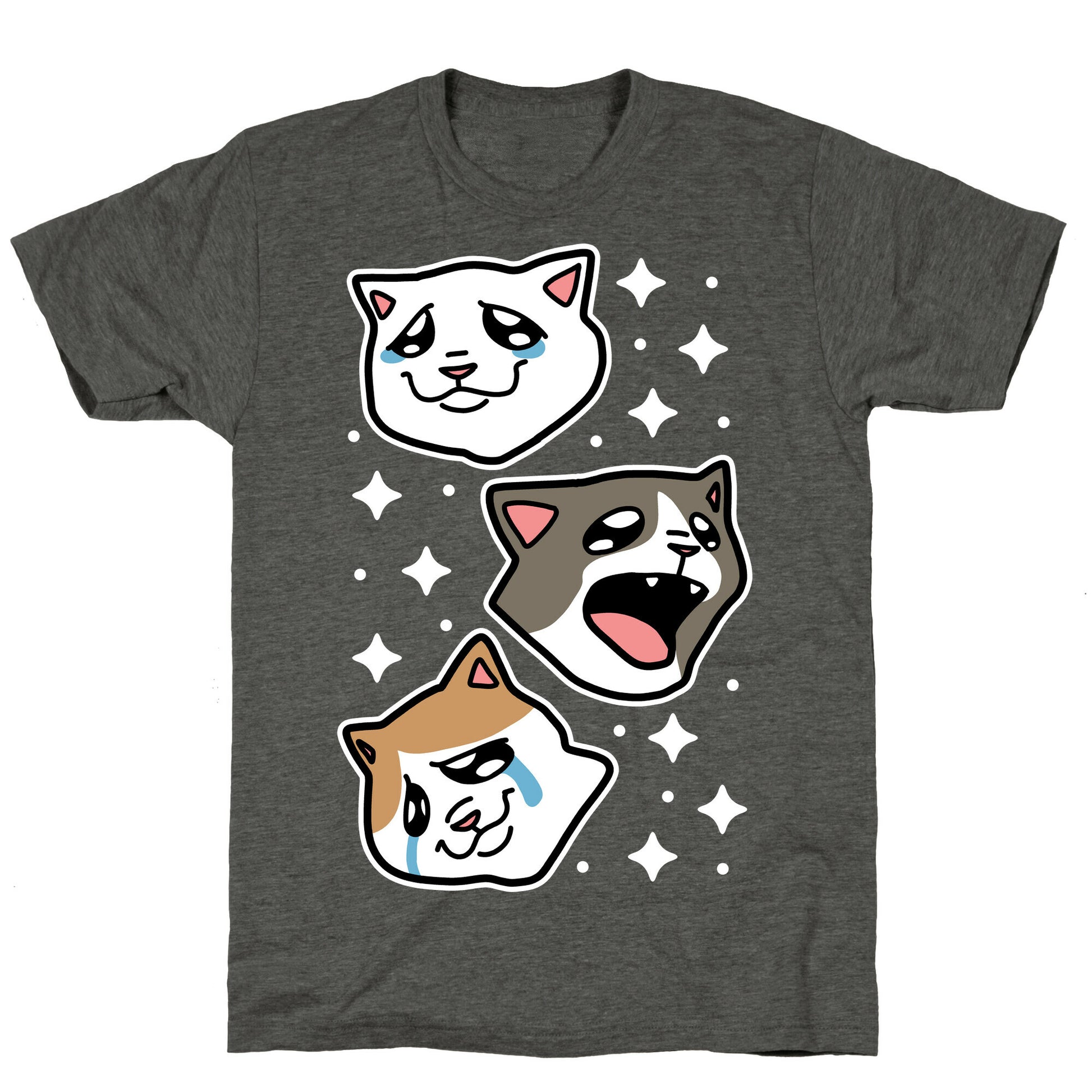 Crying Cats  Unisex Triblend Tee