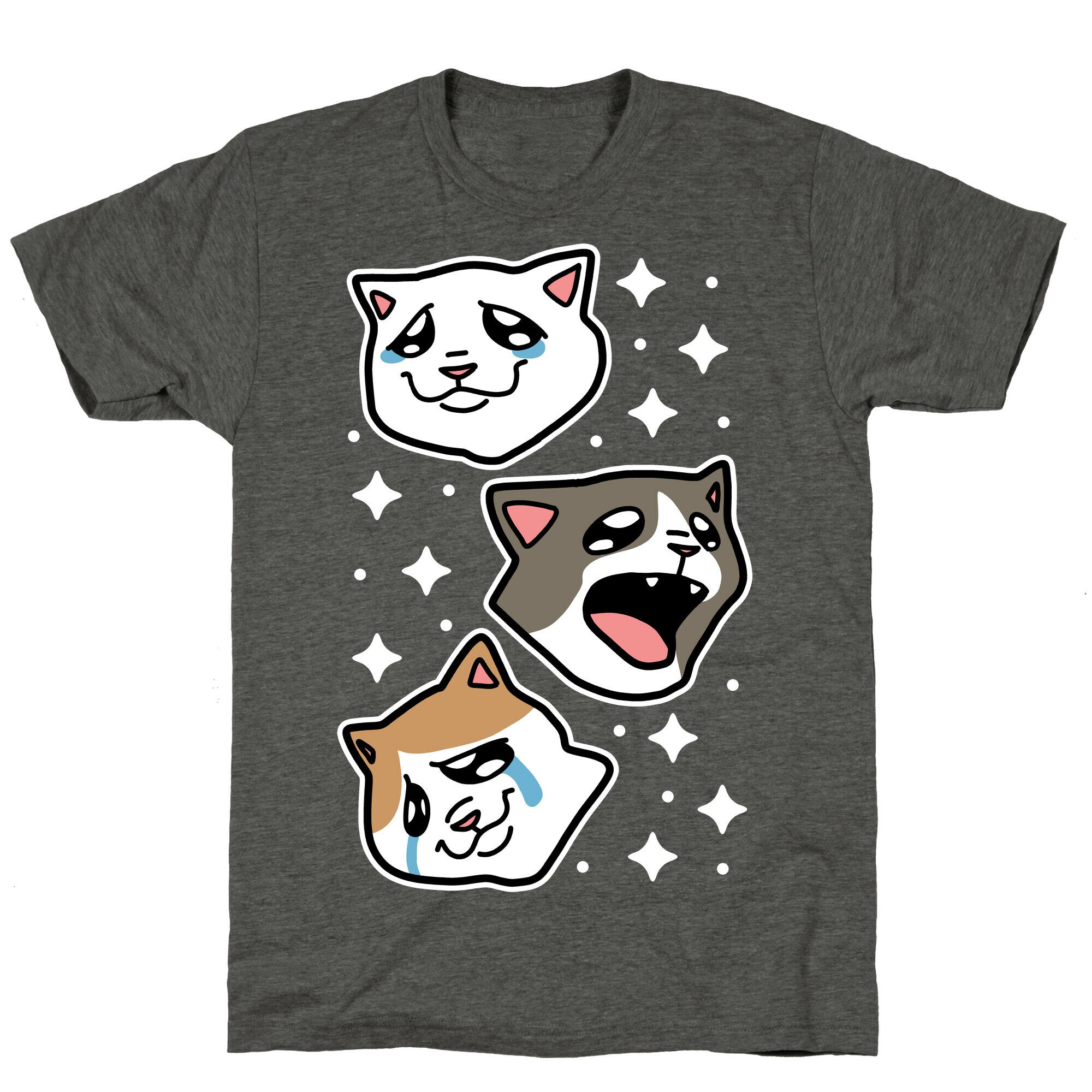 Crying Cats  Unisex Triblend Tee