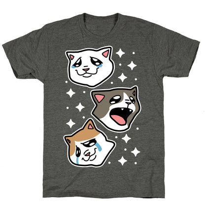 Crying Cats  Unisex Triblend Tee