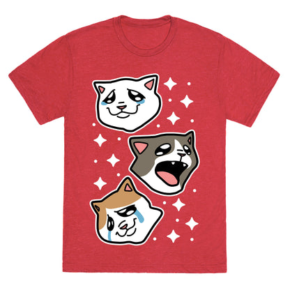 Crying Cats  Unisex Triblend Tee