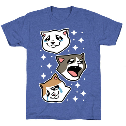 Crying Cats  Unisex Triblend Tee
