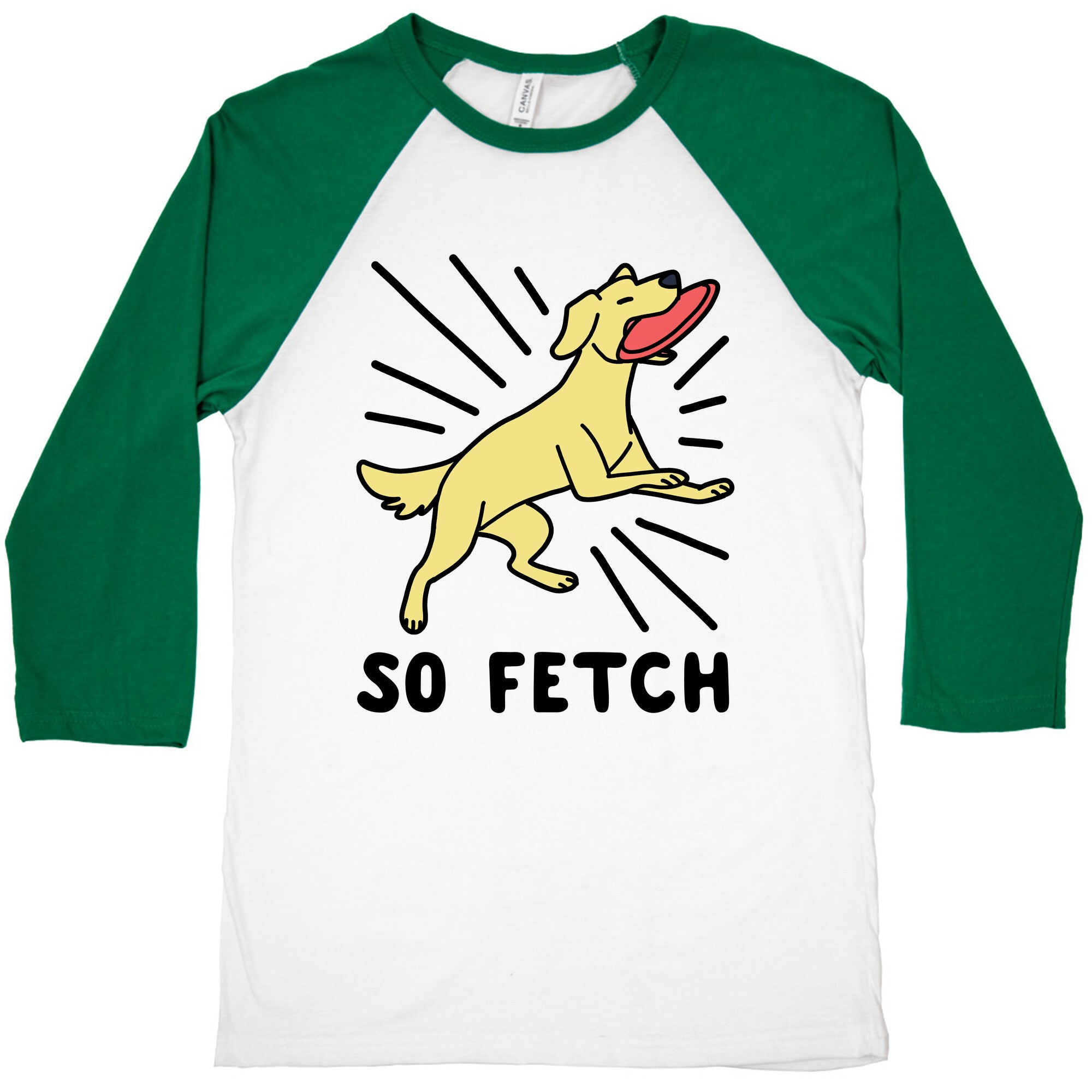 So Fetch - Dog Baseball Tee