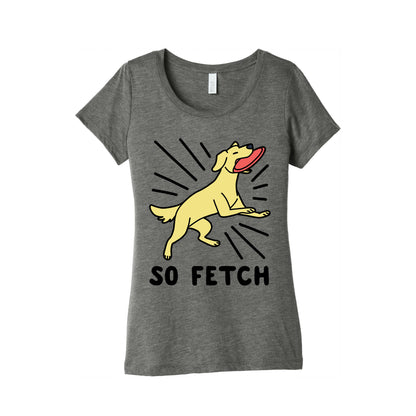 So Fetch - Dog Womens Triblend Tee