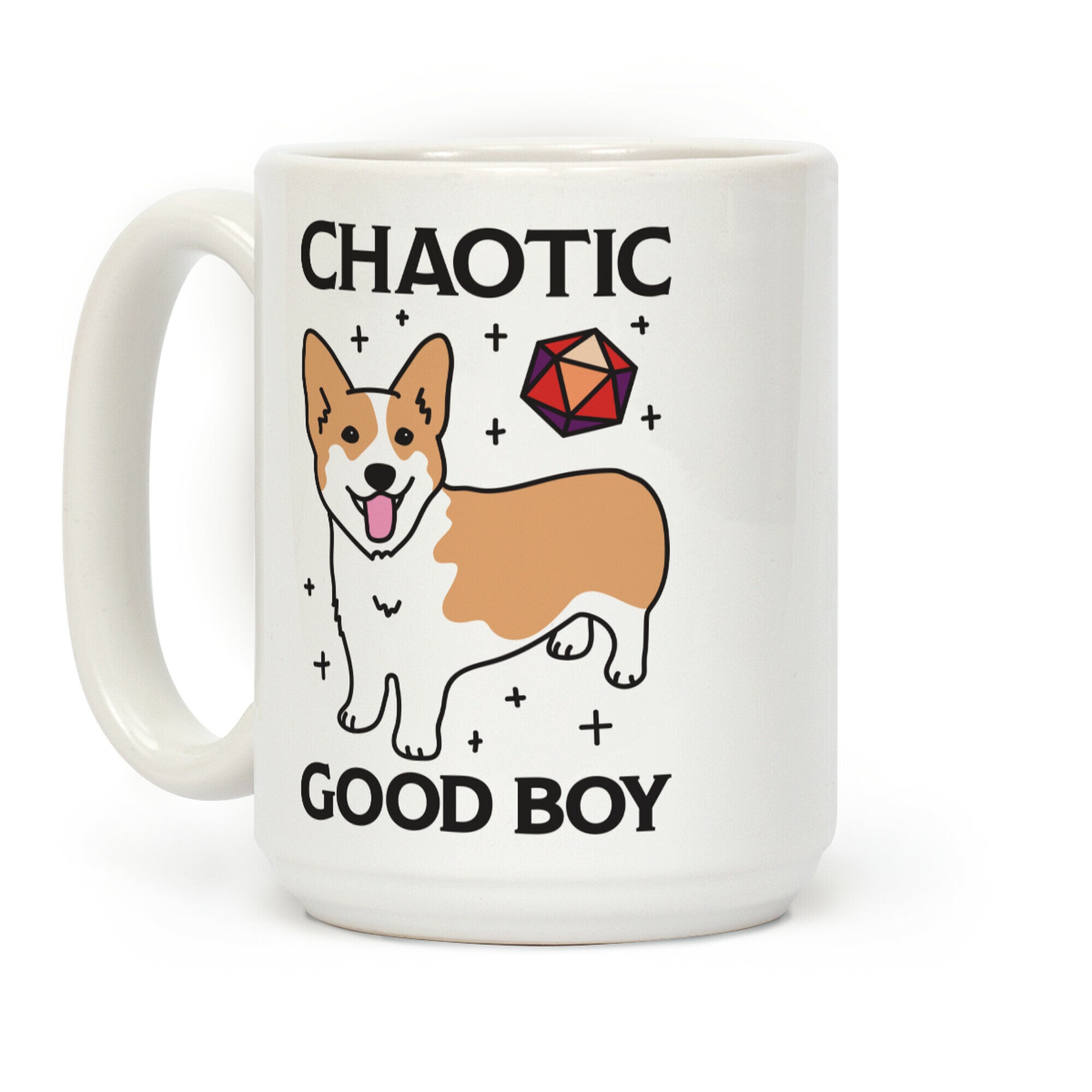 Chaotic Good Boy Corgi Coffee Mug