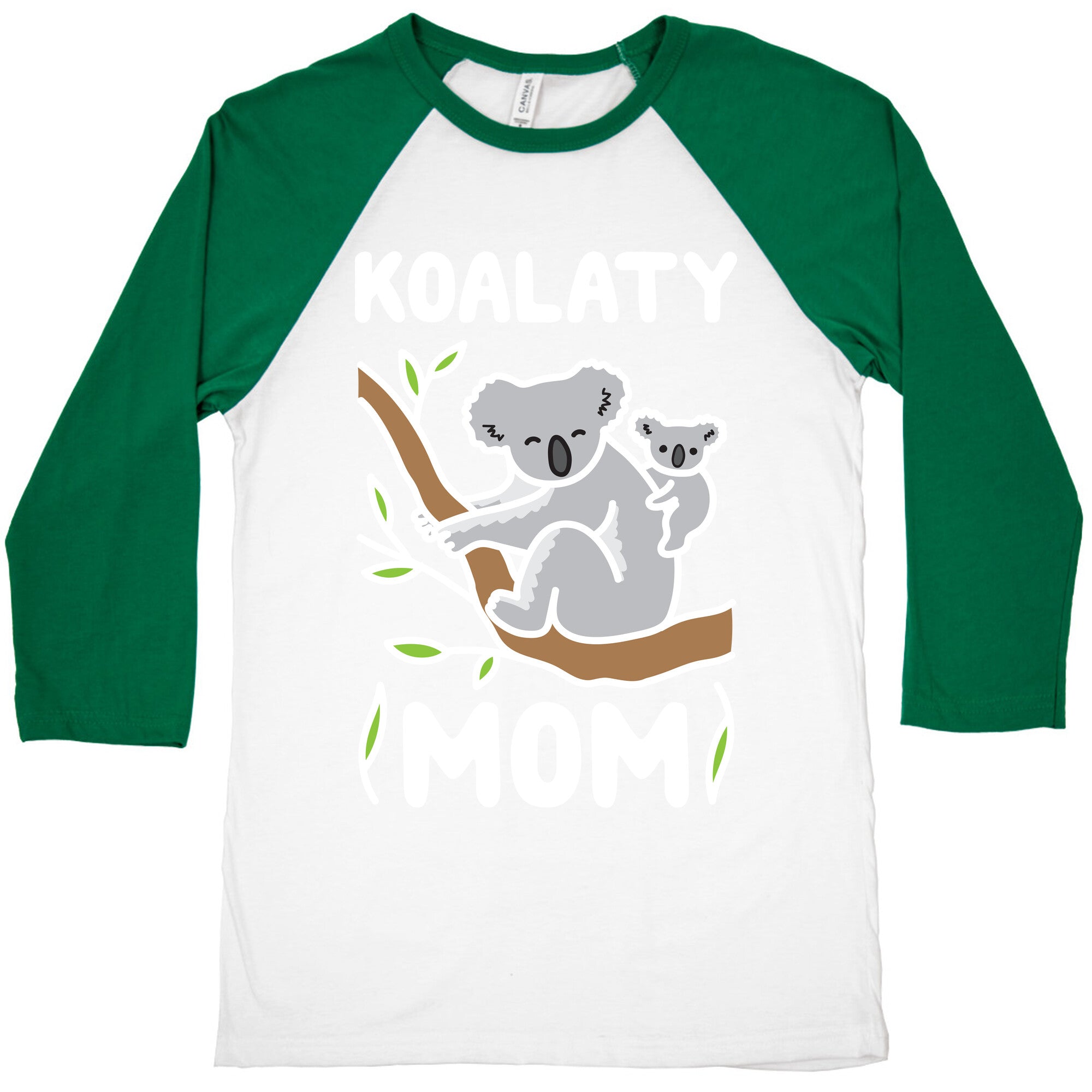 Koalaty Mom Koala Baseball Tee