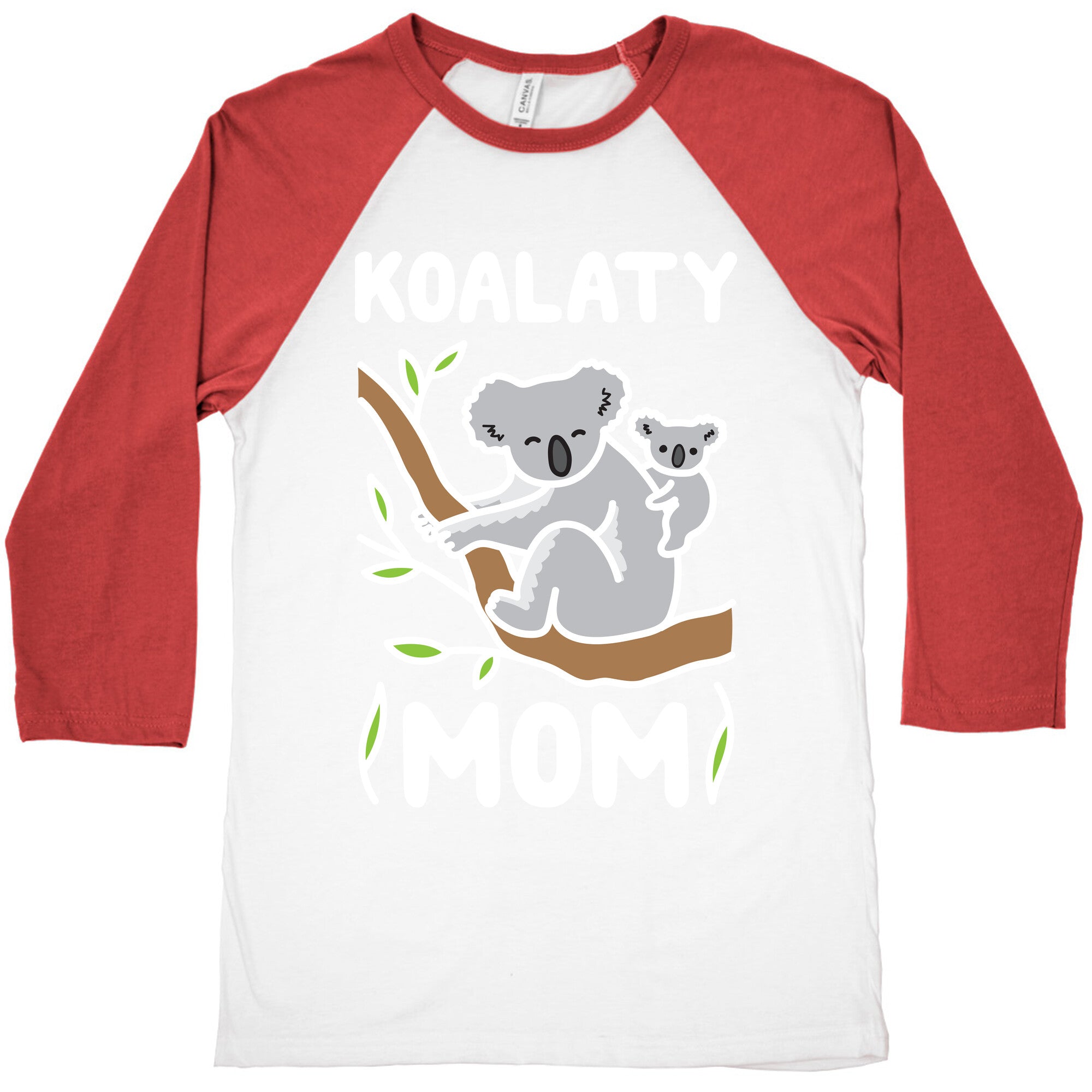 Koalaty Mom Koala Baseball Tee