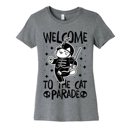 Welcome to the Cat Parade  Women's Cotton Tee