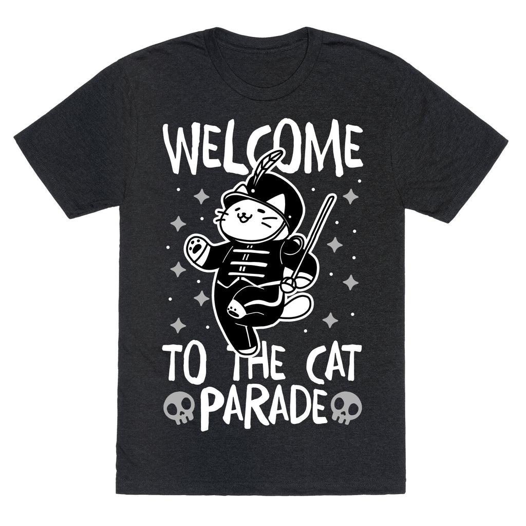 Welcome to the Cat Parade  Unisex Triblend Tee