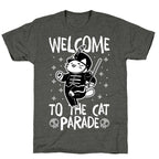 Welcome to the Cat Parade  Unisex Triblend Tee