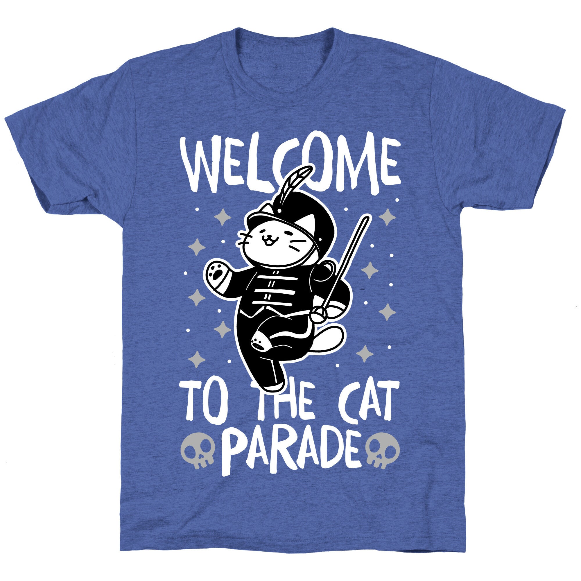 Welcome to the Cat Parade  Unisex Triblend Tee