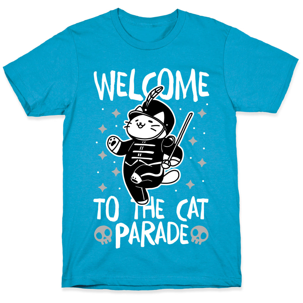 Welcome to the Cat Parade  Unisex Triblend Tee