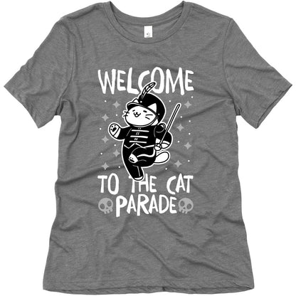 Welcome to the Cat Parade  Women's Triblend Tee