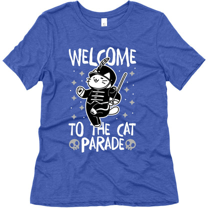 Welcome to the Cat Parade  Women's Triblend Tee