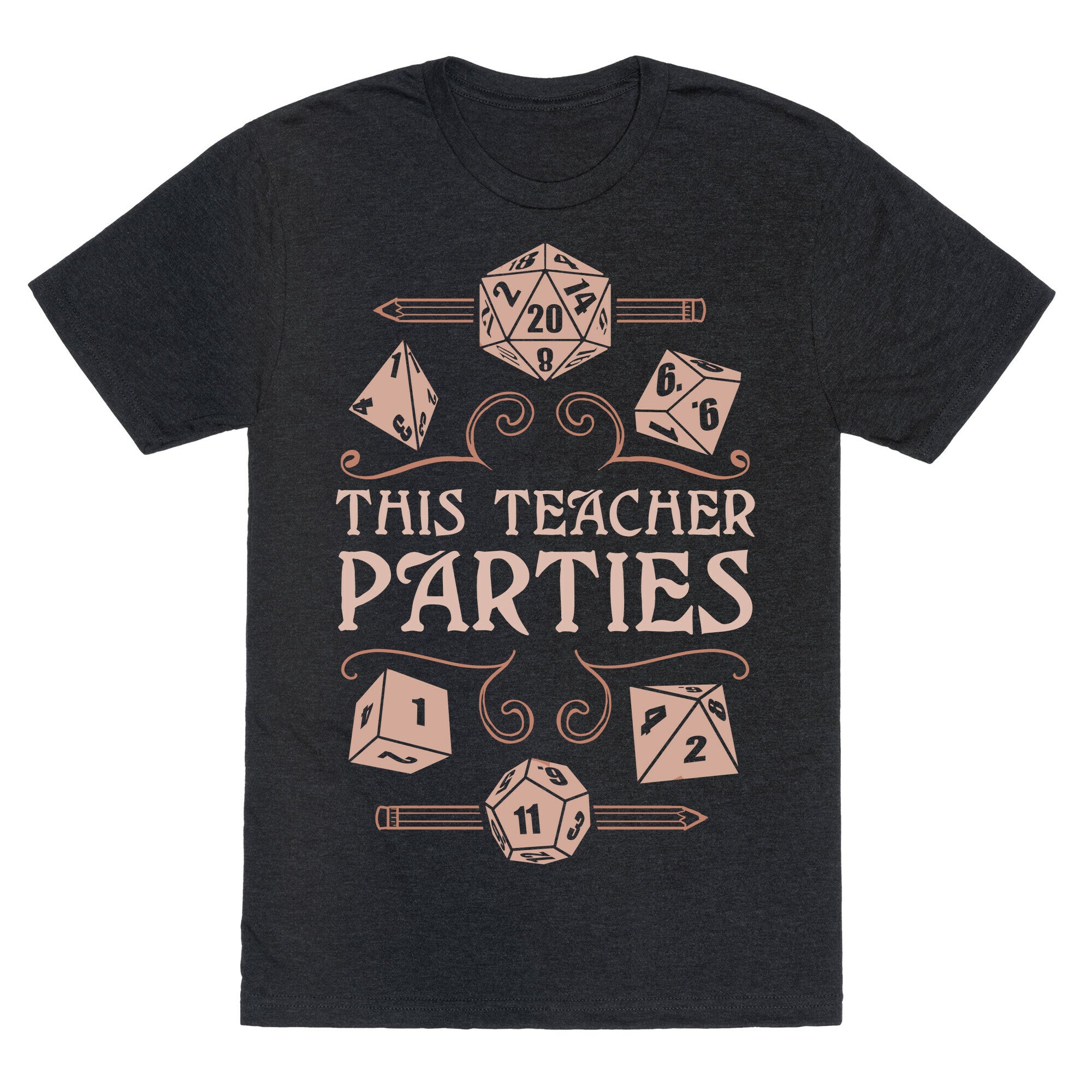 This Teacher Parties Unisex Triblend Tee