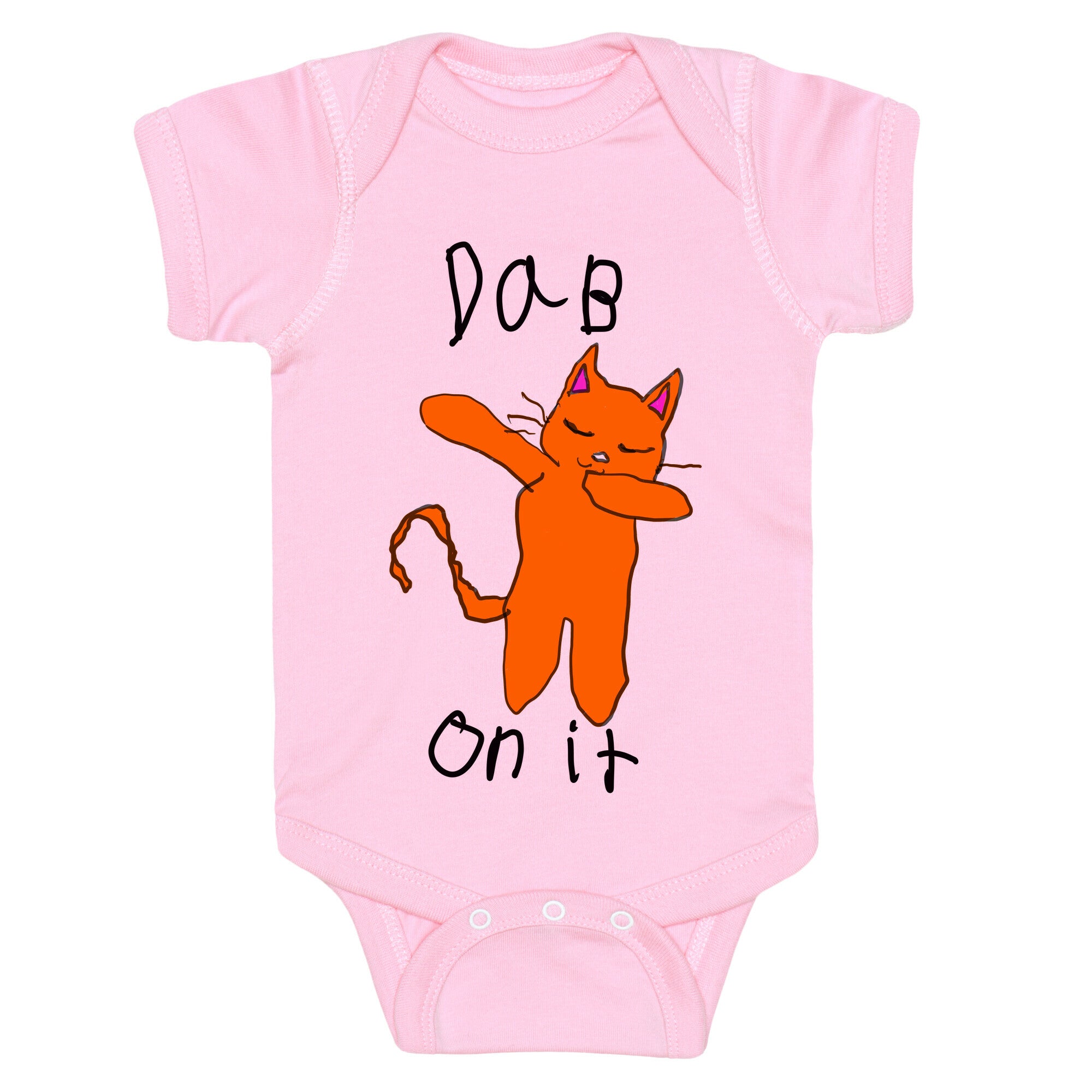 Dab on It (Cat) Baby One Piece