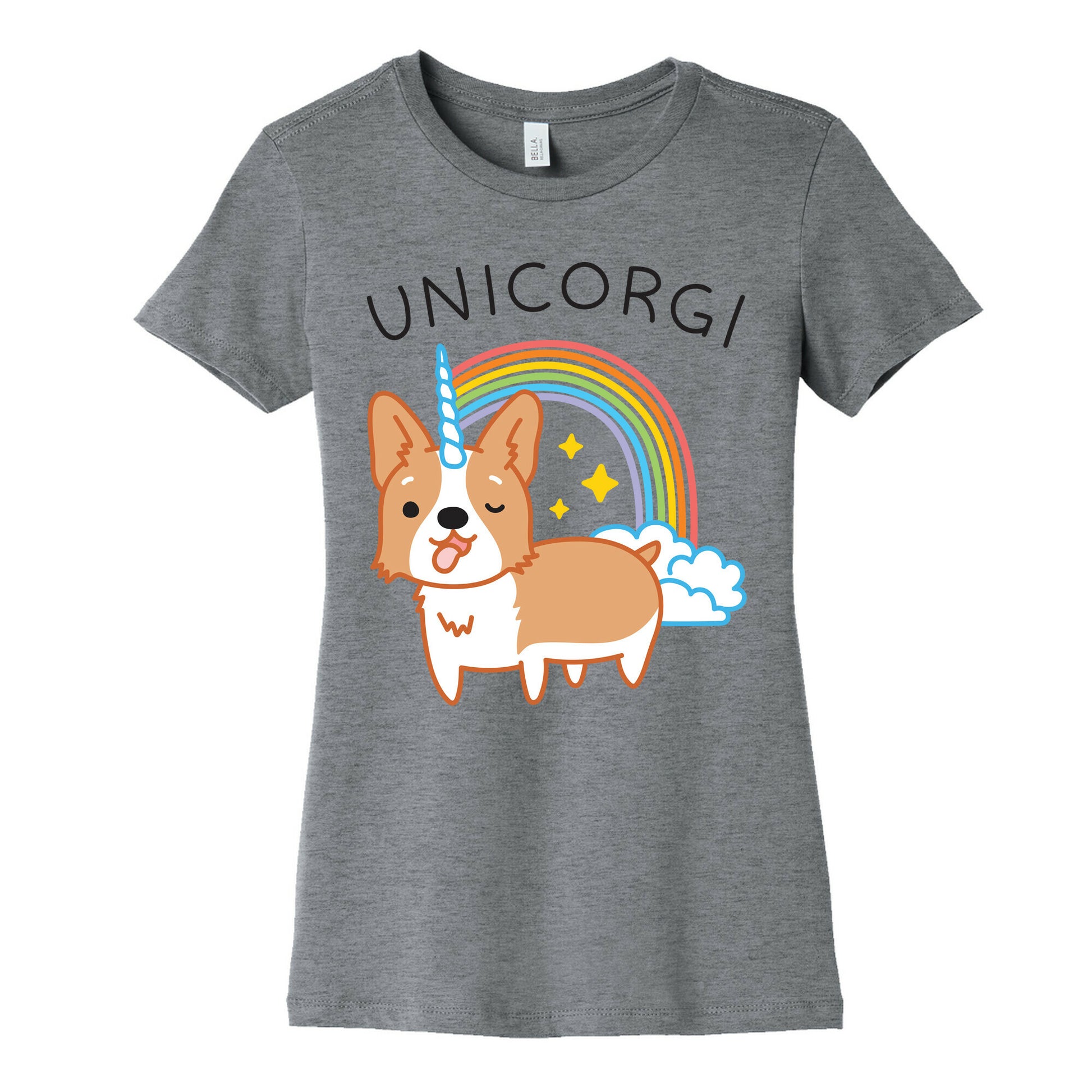 Unicorgi Corgi Unicorn Women's Cotton Tee