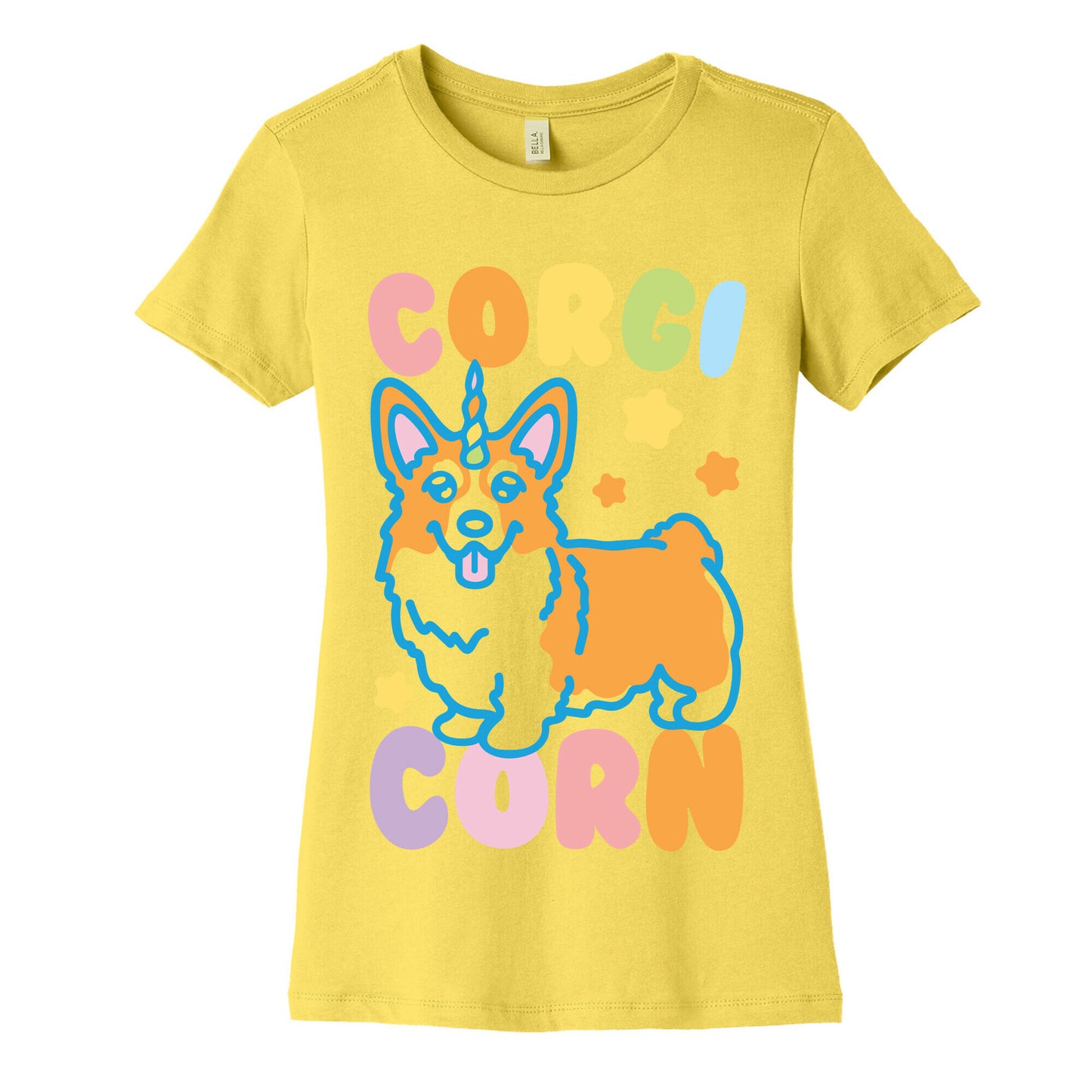 CorgiCorn Unciorn Corgi Women's Cotton Tee