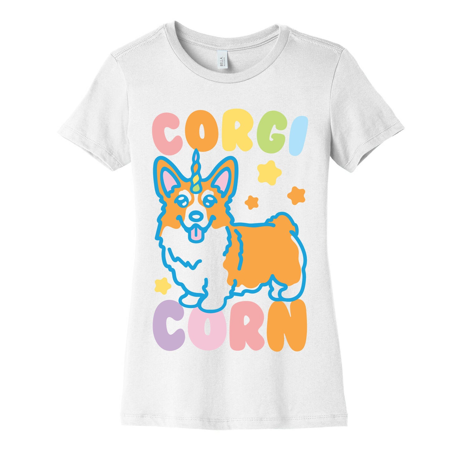 CorgiCorn Unciorn Corgi Women's Cotton Tee