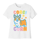 CorgiCorn Unciorn Corgi Women's Cotton Tee