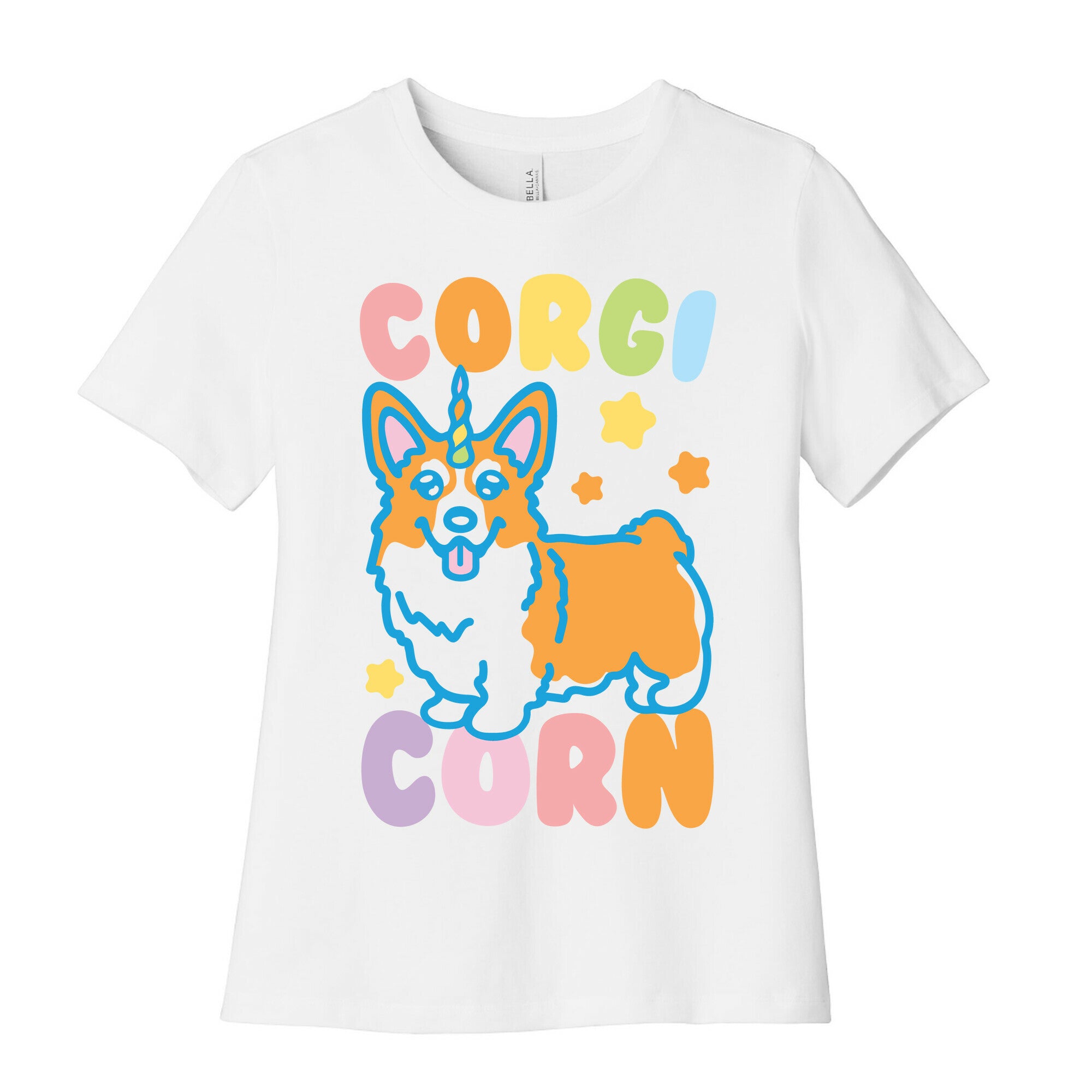 CorgiCorn Unciorn Corgi Women's Cotton Tee