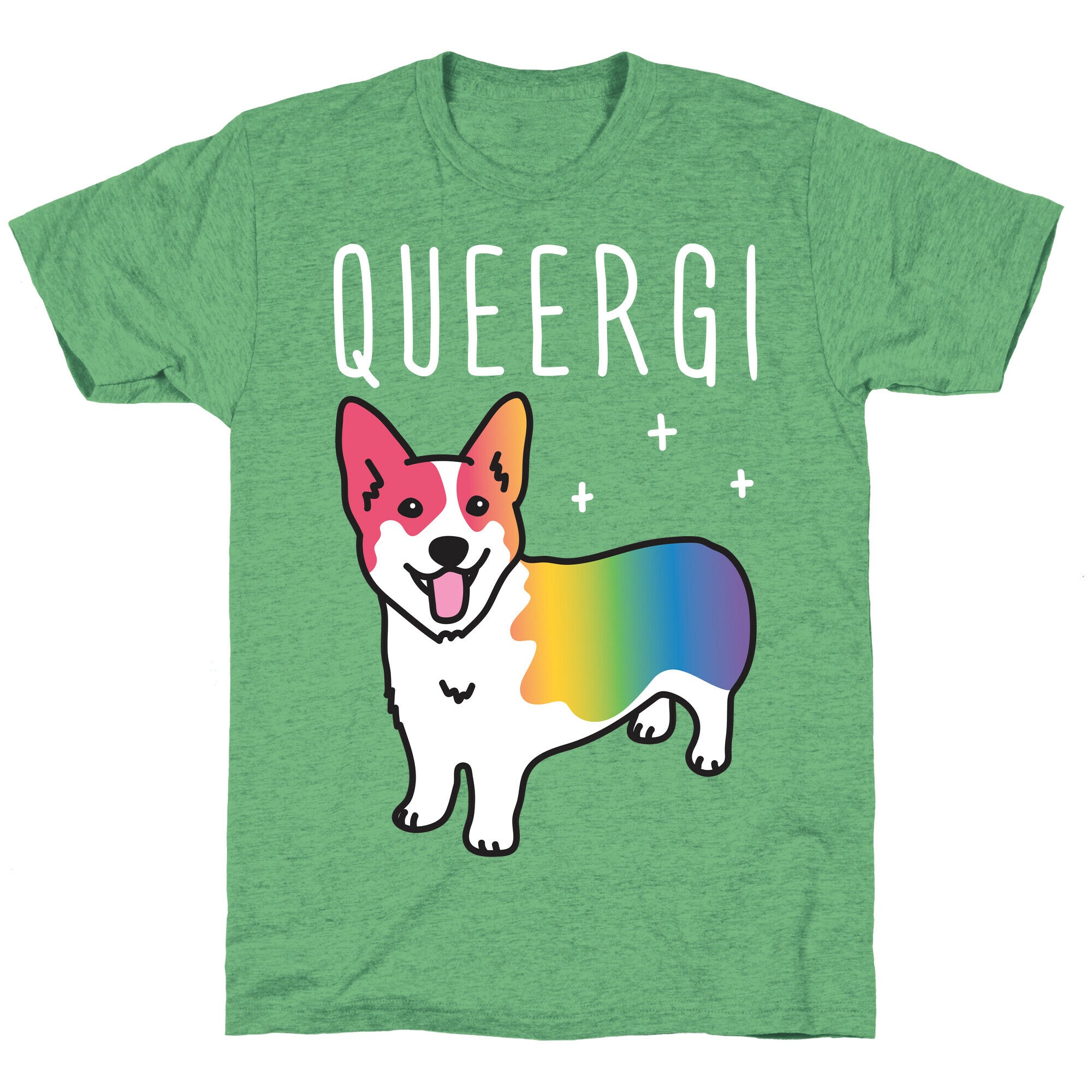 Queergi LGBTQ Corgi Unisex Triblend Tee