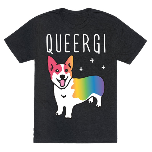 Queergi LGBTQ Corgi Unisex Triblend Tee