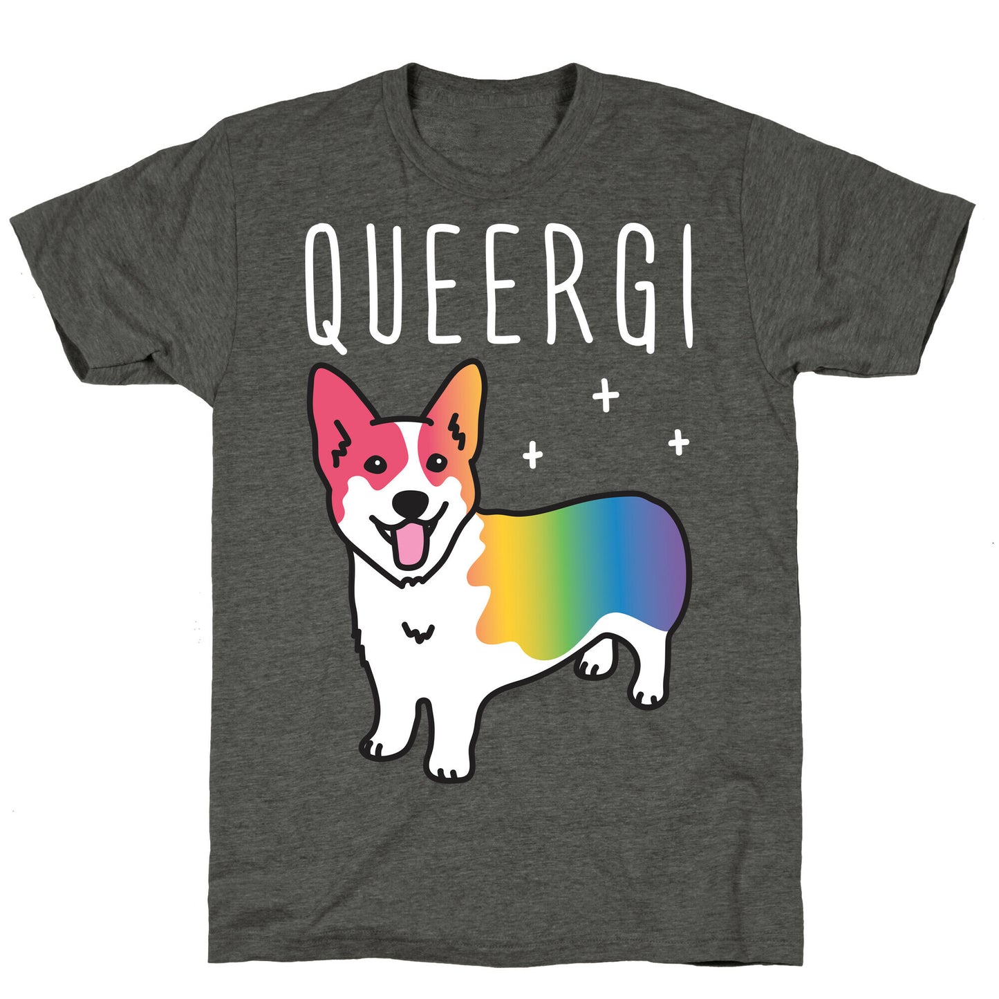 Queergi LGBTQ Corgi Unisex Triblend Tee