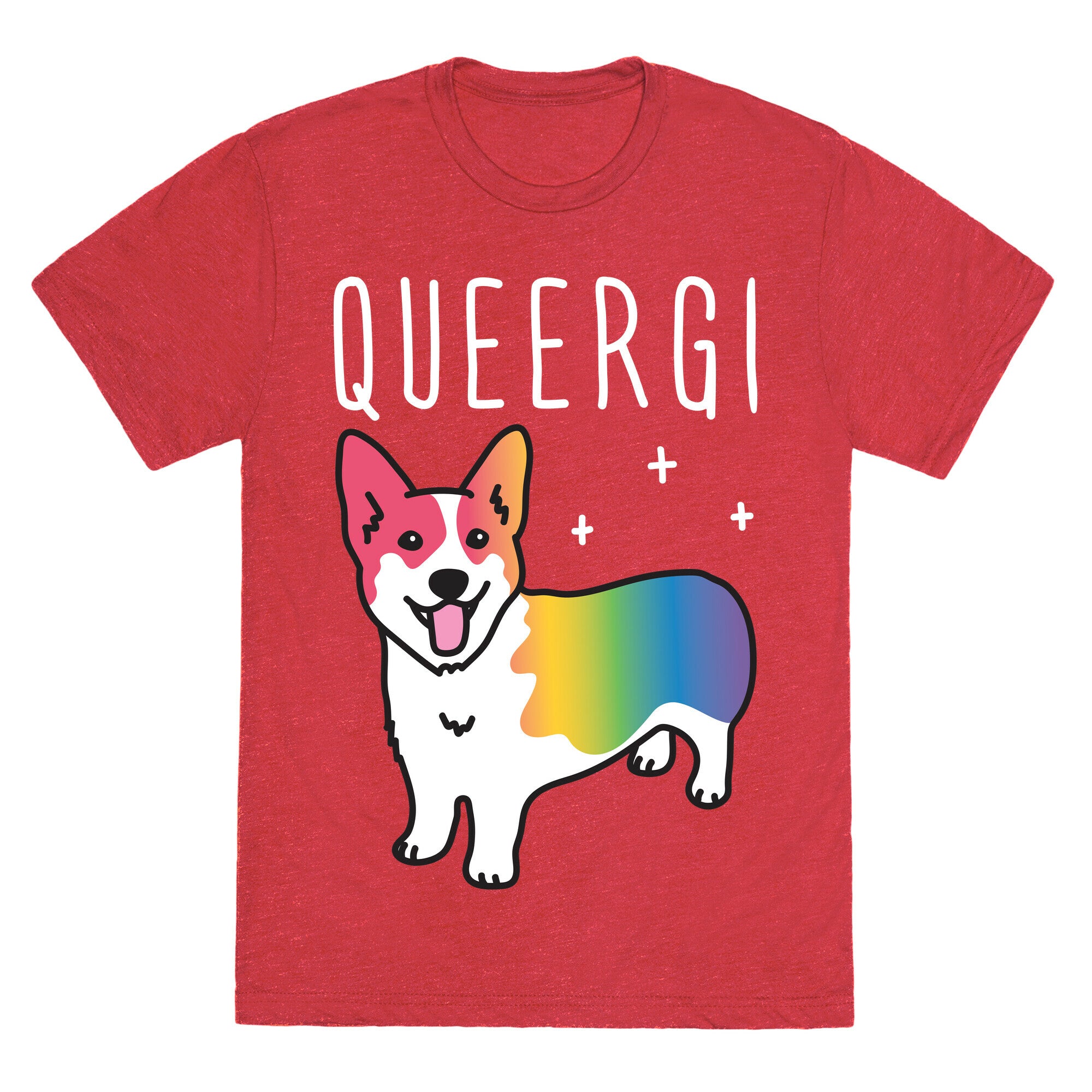 Queergi LGBTQ Corgi Unisex Triblend Tee