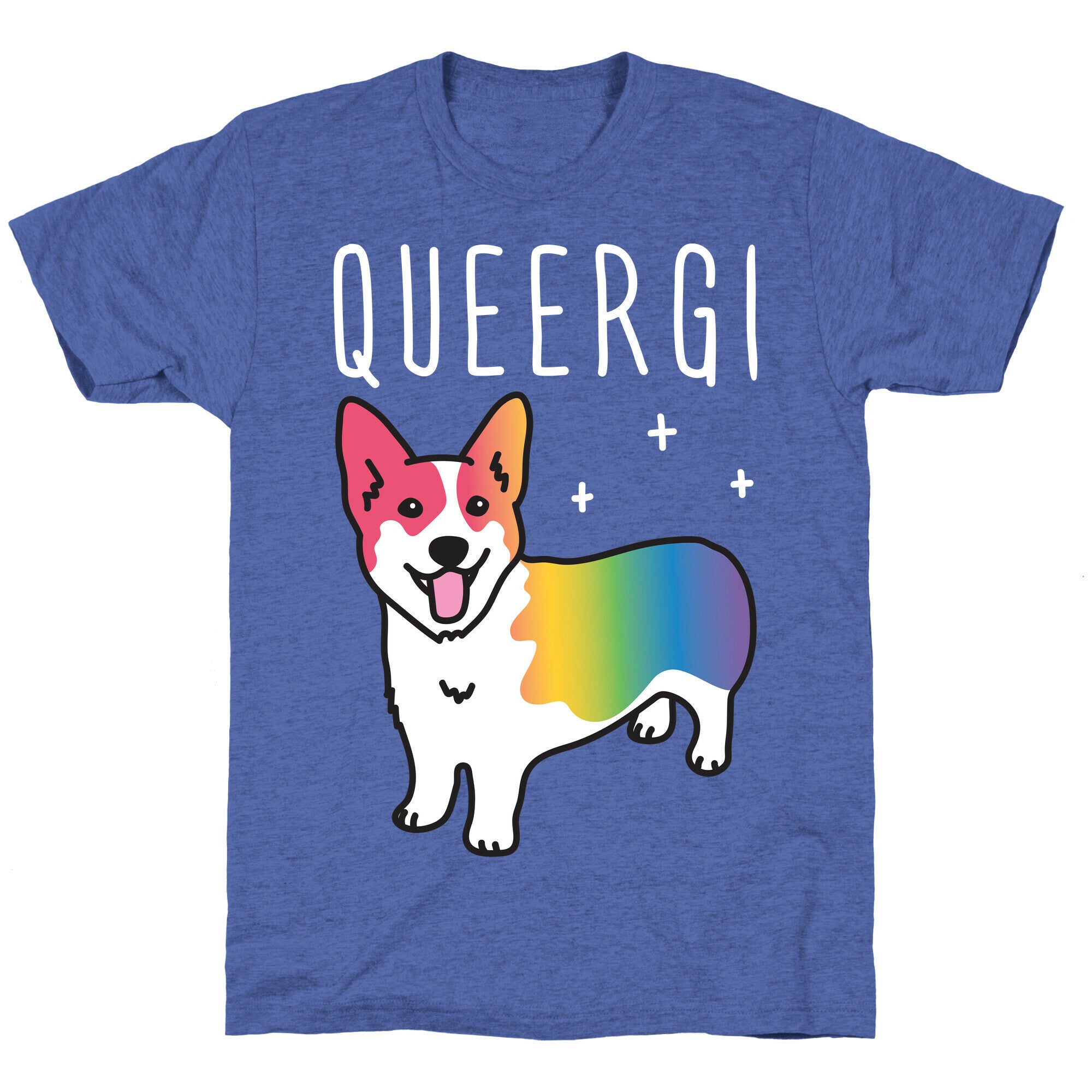 Queergi LGBTQ Corgi Unisex Triblend Tee