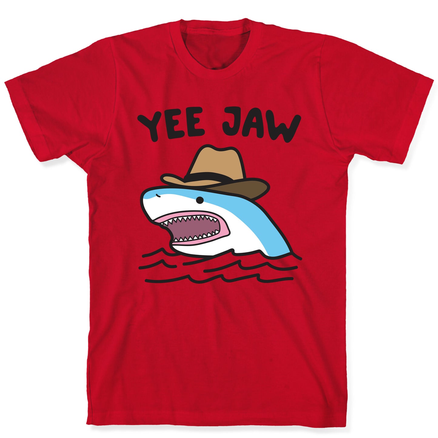 Yee Jaw Cowboy Shark T-Shirt