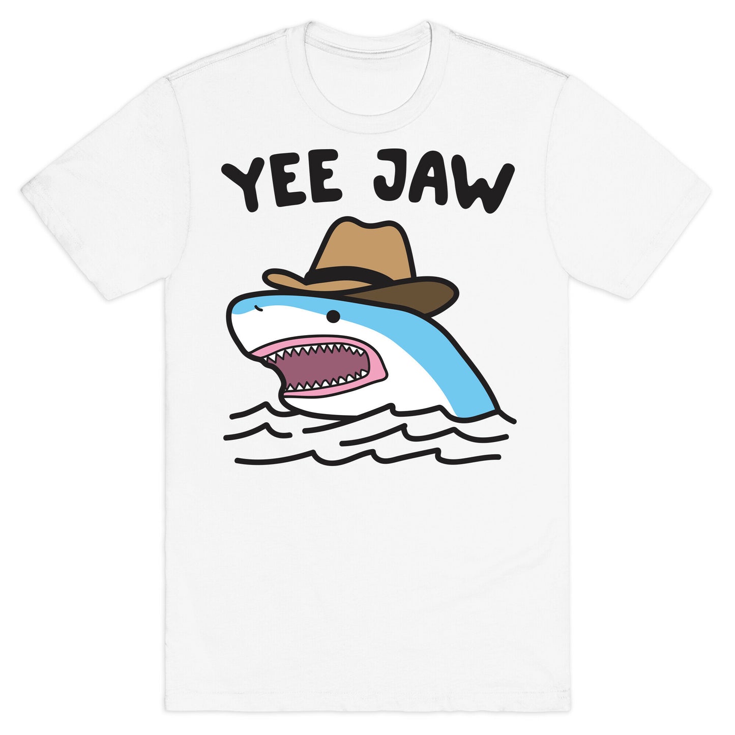 Yee Jaw Cowboy Shark T-Shirt