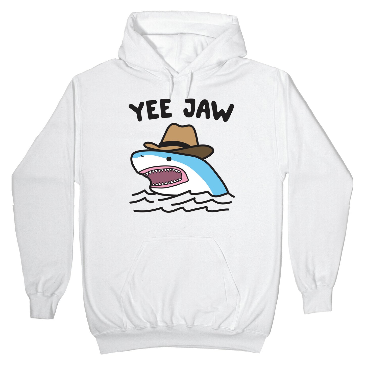 Yee Jaw Cowboy Shark Hoodie