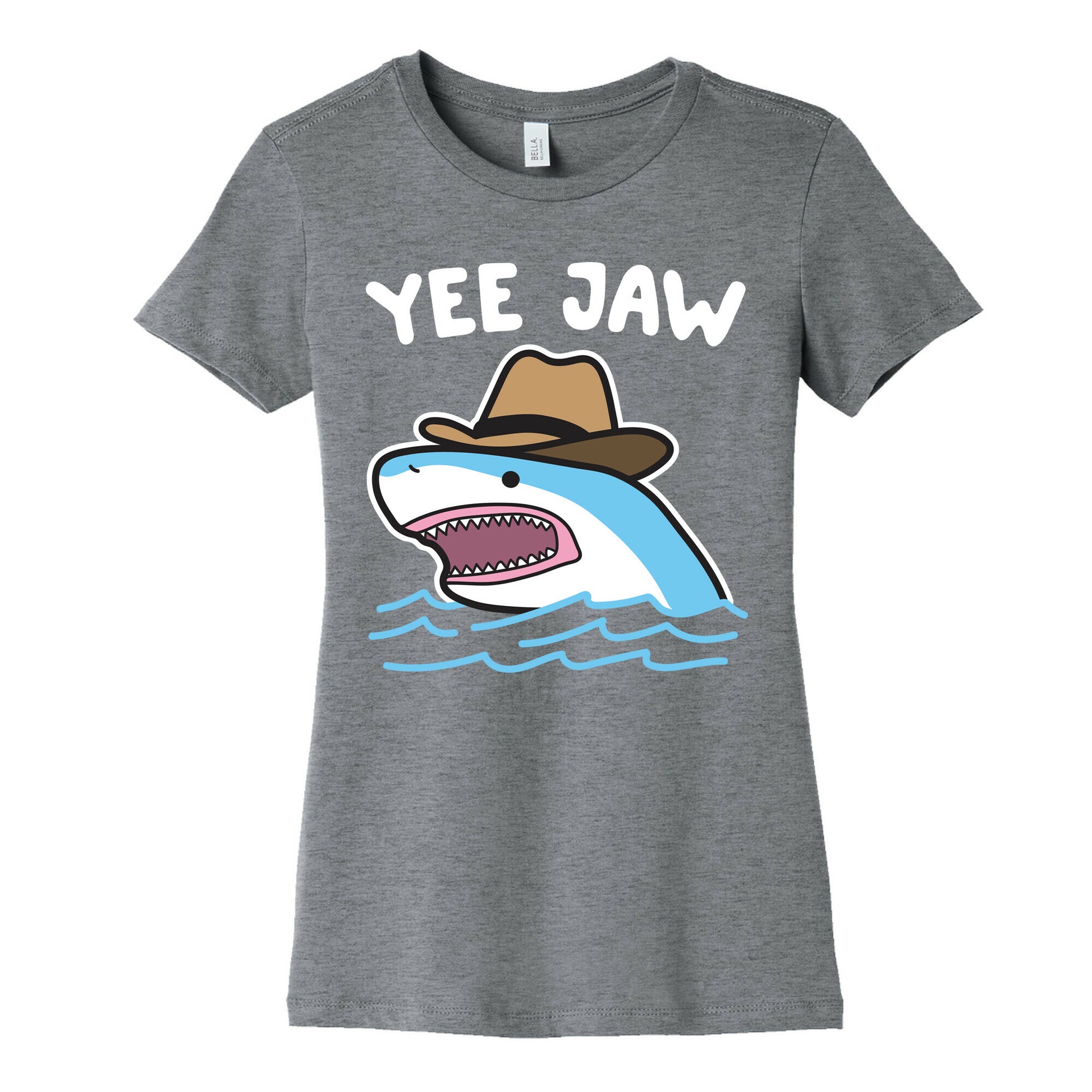 Yee Jaw Cowboy Shark Women's Cotton Tee
