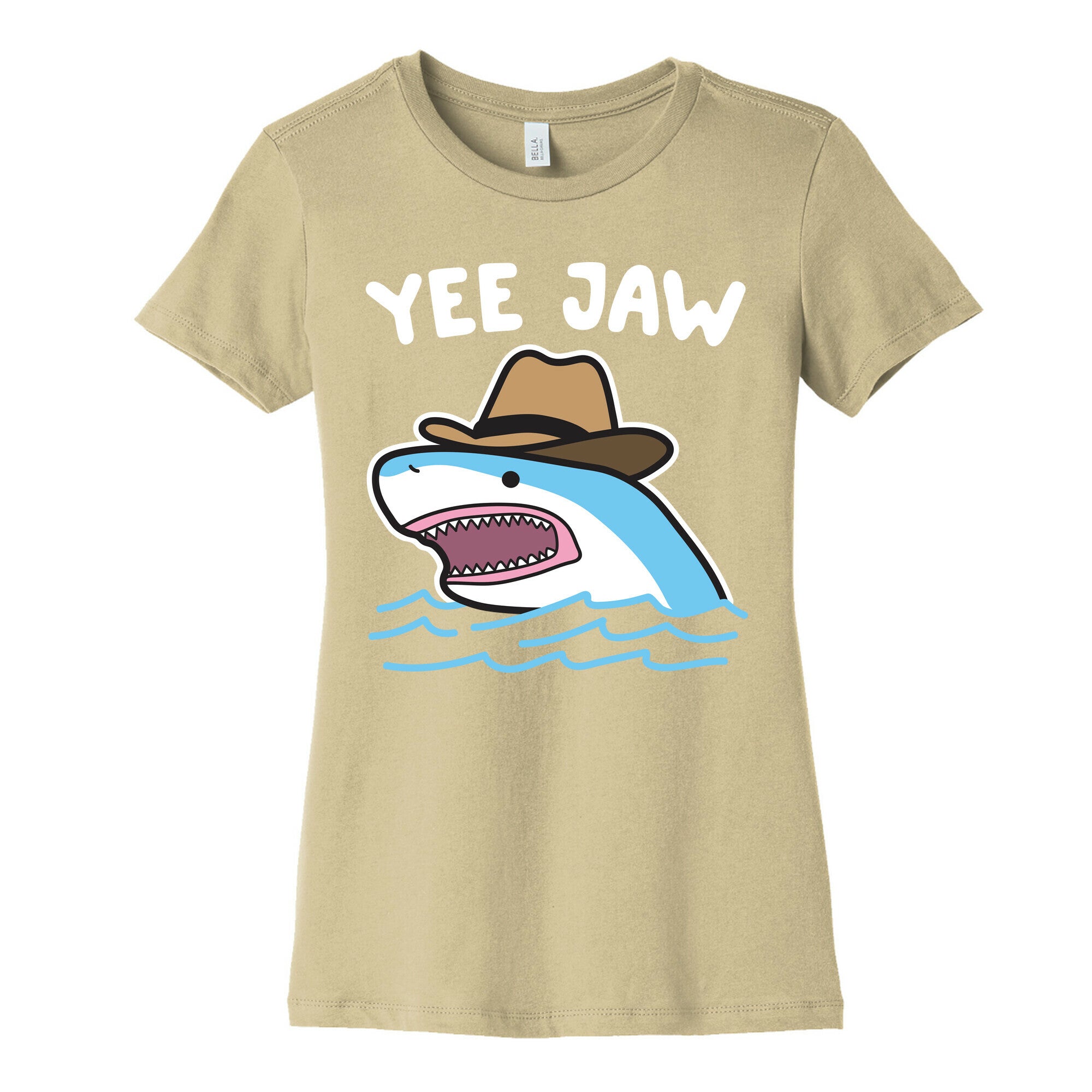 Yee Jaw Cowboy Shark Women's Cotton Tee