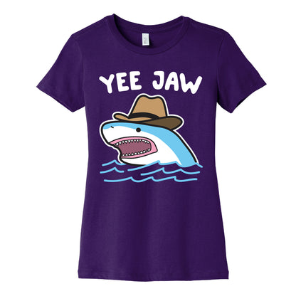 Yee Jaw Cowboy Shark Women's Cotton Tee