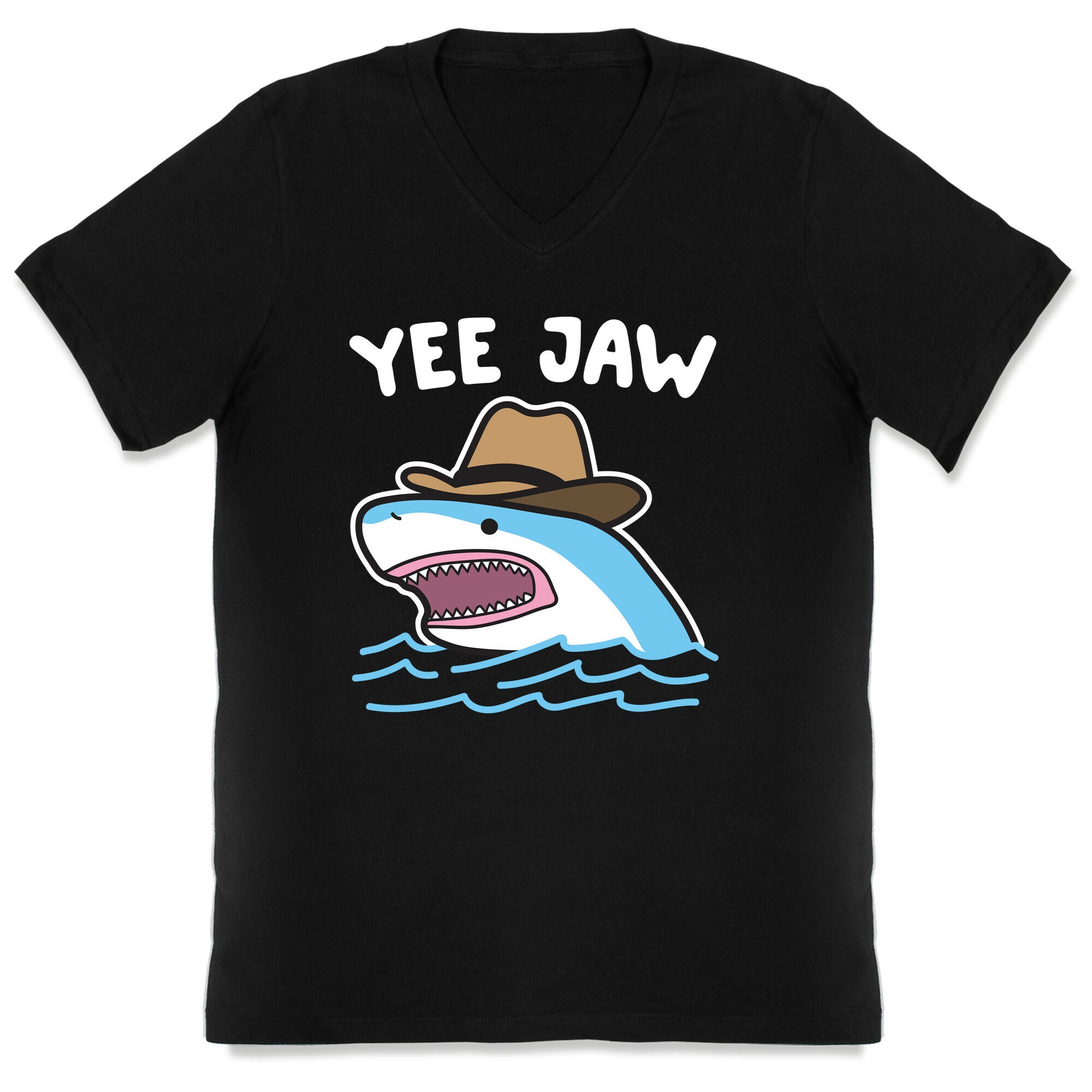 Yee Jaw Cowboy Shark V-Neck
