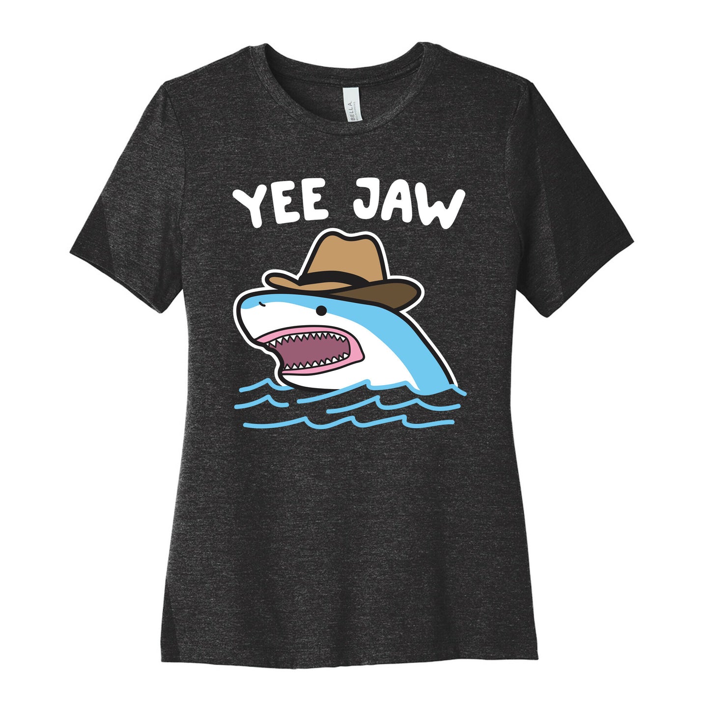 Yee Jaw Cowboy Shark Women's Cotton Tee