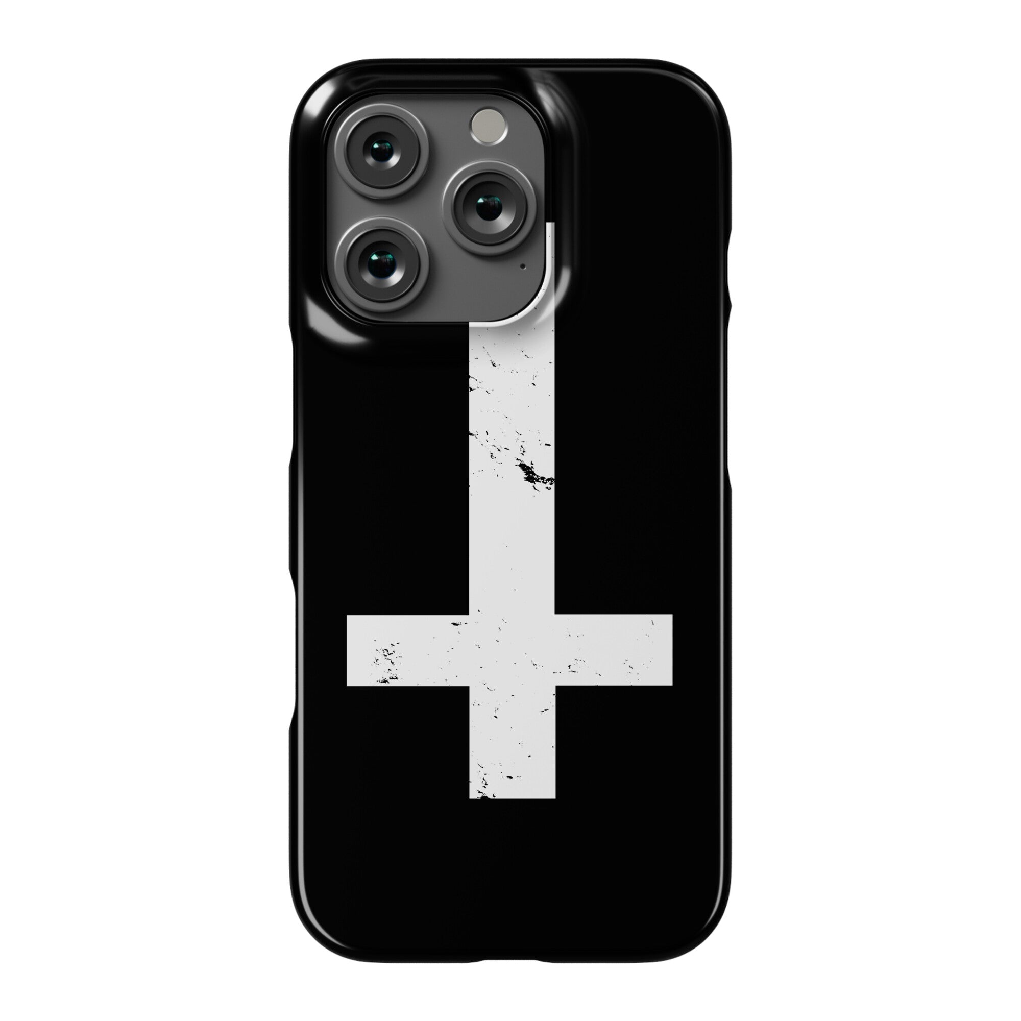 Upside Down Cross Phone Case